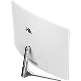 HKC NB32C 32-inch Curved LED Monitor, Full-HD 1920x1080, HDMI, VGA, Flicker Free, Low-Blue light - white