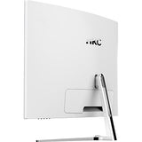 HKC NB32C 32-inch Curved LED Monitor, Full-HD 1920x1080, HDMI, VGA, Flicker Free, Low-Blue light - white