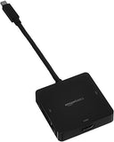 AmazonBasics Adaptateur Mini DisplayPort vers HDMI\-DVI\/VGA, Noir