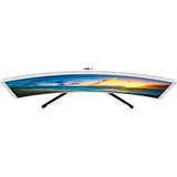 HKC NB32C 32-inch Curved LED Monitor, Full-HD 1920x1080, HDMI, VGA, Flicker Free, Low-Blue light - white