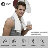 wslhcsure Écouteur Bluetooth V5.0 sans Fil, Intra Auriculaire Oreillette Sport,Boîte de Recharge 3000MAH,Conduite Continue Pendant 90 Heures,IPX7 étanche, Réduction de Bruit CVC 8.0