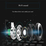 Casque Bluetooth ELEGIANT Oreillette Multifonction Stéréo sans fil Rechargeable Écouteur Headphones Affichage Numérique Mic\-Radio FM\/TF carte SD\/3.5mm Audio AUX pour appareils Bluetooth (noir)