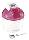 Lagrange 409001 Sorbetière 12 W Ecran LCD Cuve 1,5 L Framboise