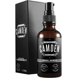 ● GAGNANT DU PRIX 06\-2018 ● Huile à barbe «ORIGINAL» de Camden Barbershop Company ● Pour lentretien et le soin de barbe ● Produit 100% naturel ● 50 ml
