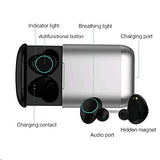 Écouteur Bluetooth Kingsky mini oreillette bluetooth sans fil sport Écouteurs réduction de bruit CVC 6.0 Intra-auriculaire Invisible Casque Audio avec Micro Boîte de Charge Etanche