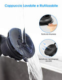 Support Téléphone Voiture pour Tableau de Bord Pare-brise, 2 niveaux Aspiration, Réutilisable Support Voiture Téléphone pour Samsung, HTC, LG, Huawei, Sony, Google, One Plus, Alcatel, Motorola,etc.