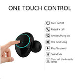Écouteur Bluetooth Kingsky mini oreillette bluetooth sans fil sport Écouteurs réduction de bruit CVC 6.0 Intra-auriculaire Invisible Casque Audio avec Micro Boîte de Charge Etanche