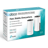 TP-Link Deco M4  Systèmes Mesh WiFi (Pack de 2 routeurs)- Amplificateur WiFi - Couverture WiFi jusquà 260m2 - AC 1200 Mbps, Ports Ethernet Gigabit, MU-MIMO, Compatible avec Amazon Alexa et IFTTT