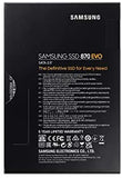 Samsung SSD 870 EVO, 1 To, Facteur de forme 2.5 pouces, Intelligent Turbo Write, Logiciel Magician 6, Noir