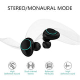 Écouteur Bluetooth Kingsky mini oreillette bluetooth sans fil sport Écouteurs réduction de bruit CVC 6.0 Intra-auriculaire Invisible Casque Audio avec Micro Boîte de Charge Etanche