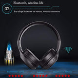 Casque Bluetooth ELEGIANT Oreillette Multifonction Stéréo sans fil Rechargeable Écouteur Headphones Affichage Numérique Mic\-Radio FM\/TF carte SD\/3.5mm Audio AUX pour appareils Bluetooth (noir)