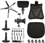 mfavour Siège Confortable Chaise de Bureau Fauteuil Ergonomique avec Accoudoirs Réglable Hauteur Appui-tête Ajustable Dossier Inclinable Soutien Lombaire Le Charge Max. 200kg