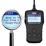 THZY OBD Scanner OBD2 Lecteur de Code Efface Défaut de Véhicule  diesel interface scanner Batterie Diagnostique outil diagnostique voiture EOBD Engine