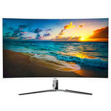 HKC NB32C 32-inch Curved LED Monitor, Full-HD 1920x1080, HDMI, VGA, Flicker Free, Low-Blue light - white
