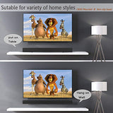 LONPOO Soundbar 2.0ch TV Barre de son Sans fil Bluetooth ,3D Surround haut-parleur basse stéréo\-Treble (40W Enceinte, avec télécommande, Sortie filaire Optique\/coxical\/Aux\/RCA) -Noir