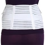 Amour Eden - Ceinture de Maternité Soutien Lombaire et Abdominal pour Femme Enceinte - Bandeau de Grossesse Elastique et Comfortable - Maternity Belt - Blanche (L)