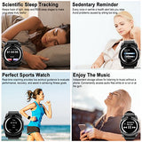 Montre Connectée, Bluetooth Smartwatch Montre Sport Carte Sim de Soutien et Carte de TF Caméra avec Podomètre,Sommeil, Calories pour Samsung Sony Huawei Android pour Femme Homme Enfant Noir
