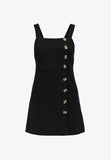 New Look Petite - CROSS SIDE PINNY - Robe en jersey - black