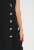 New Look Petite - CROSS SIDE PINNY - Robe en jersey - black