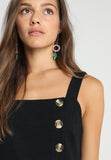 New Look Petite - CROSS SIDE PINNY - Robe en jersey - black