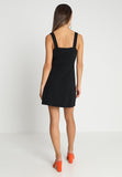 New Look Petite - CROSS SIDE PINNY - Robe en jersey - black
