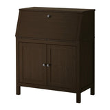 HEMNES Secrétaire, brun noir