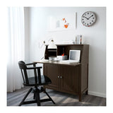 HEMNES Secrétaire, brun noir