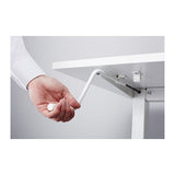 SKARSTA Bureau assis-debout, blanc