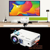 XuanPad Mini Projecteur 2400 Lumens Vidéoprojecteur Portable Retroprojecteur,Multimédia Home Cinéma Full HD Pordinateur